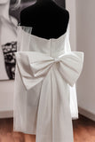 Sample Strapless Mini Wedding Dress - Velo Bianco