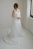 Luxury Handmade Rose Wedding Veil