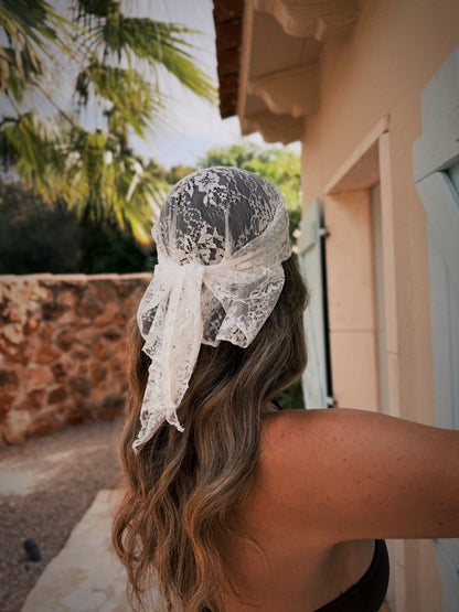Chantilly Lace Headscarf