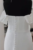 Orla ~ Luxury Crepe Wedding Dress