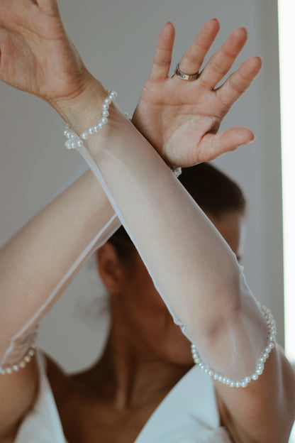 Pearl Wedding Sleeves