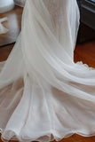 Detachable Organza Bridal Train