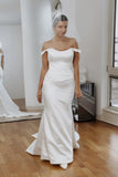 Bridget ~ Satin Corset Bridal Dress