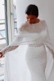 Luxury Chiffon Bridal Cape
