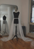 Detachable Bridal Overskirt