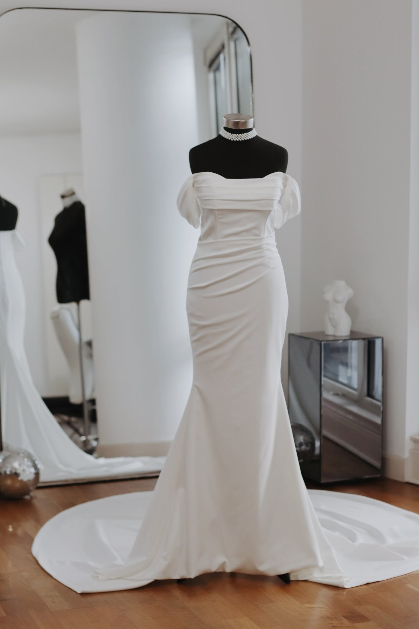 Orla ~ Luxury Crepe Wedding Dress