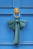 Decorative Hanging Handmade Green Velvet Door Bow