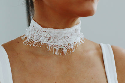 Lace Sparkly Bridal Choker