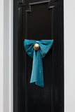 Decorative Hanging Handmade Green Velvet Door Bow