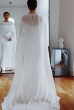 Luxury Chiffon Bridal Cape