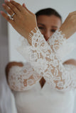 Detachable Lace Bridal Sleeves