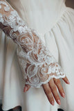 Luxury Lace Appliqué Wedding Sleeves