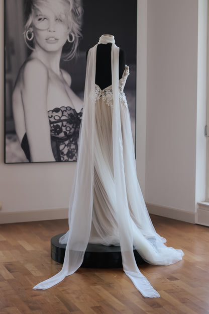 Luxury Chiffon Bridal Scarf