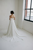 Rose Crepe Bridal Gown