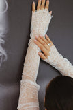 Luxe Chantilly Lace Wedding Sleeves