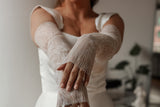 Luxury Fingerless Bridal Gloves