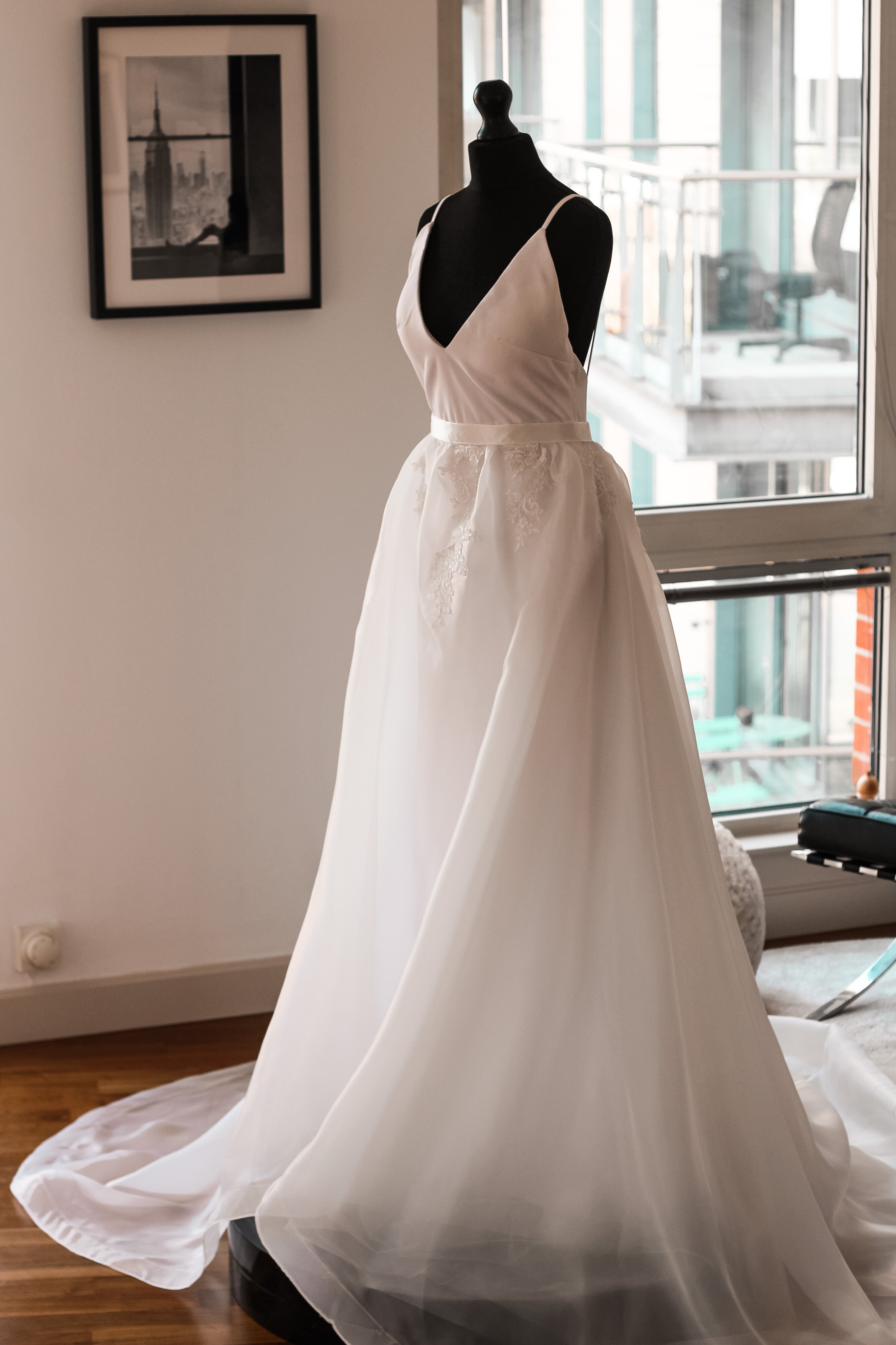 Try At Home - Bridal Organza Overskirt