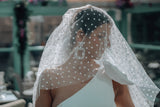 Heart Short Wedding Veil