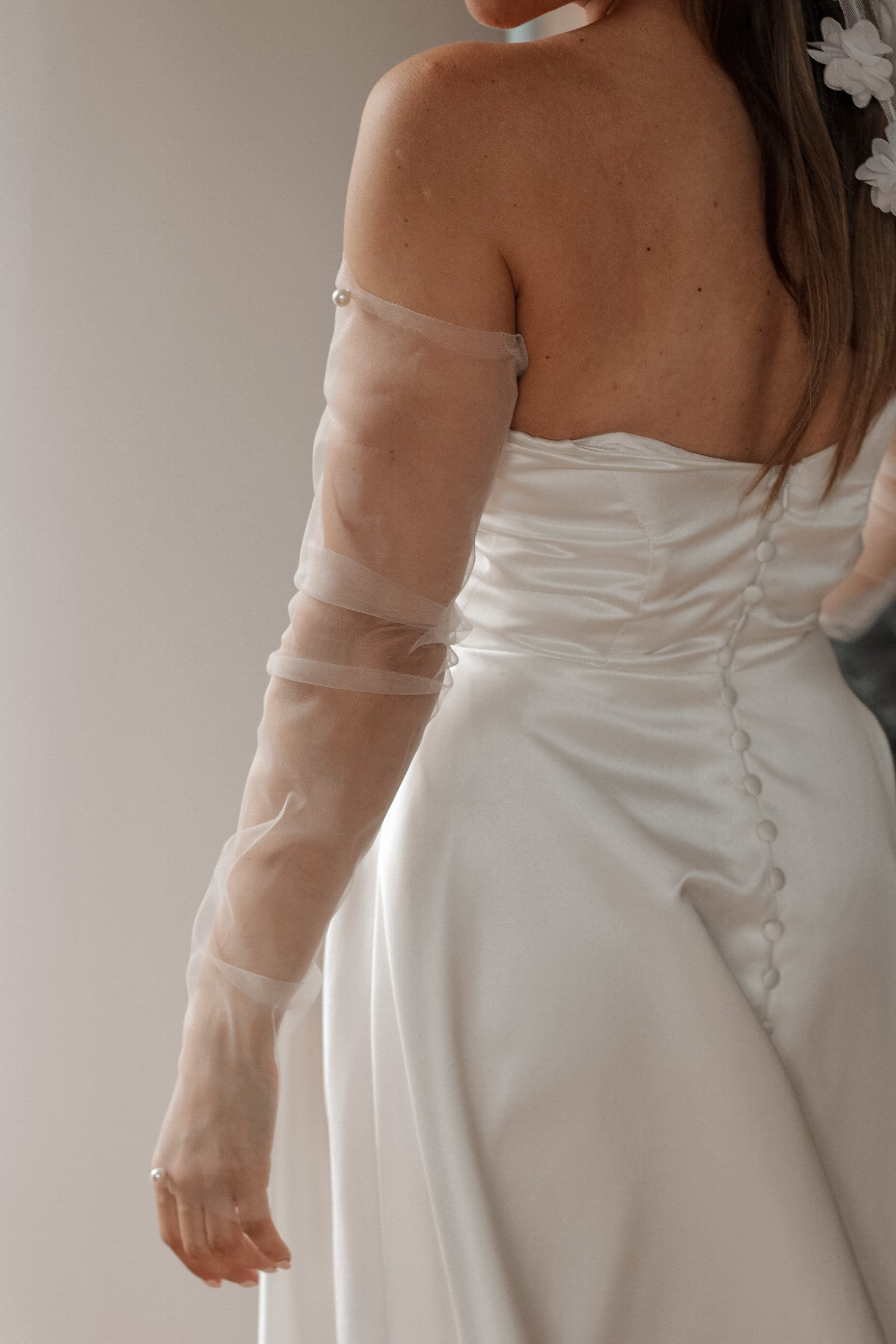 Fingerless Barely There Bridal Gloves