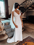 Simple Beach Bridal Gown - Velo Bianco