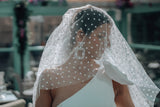 Sample Fingertips Heart Wedding Veil