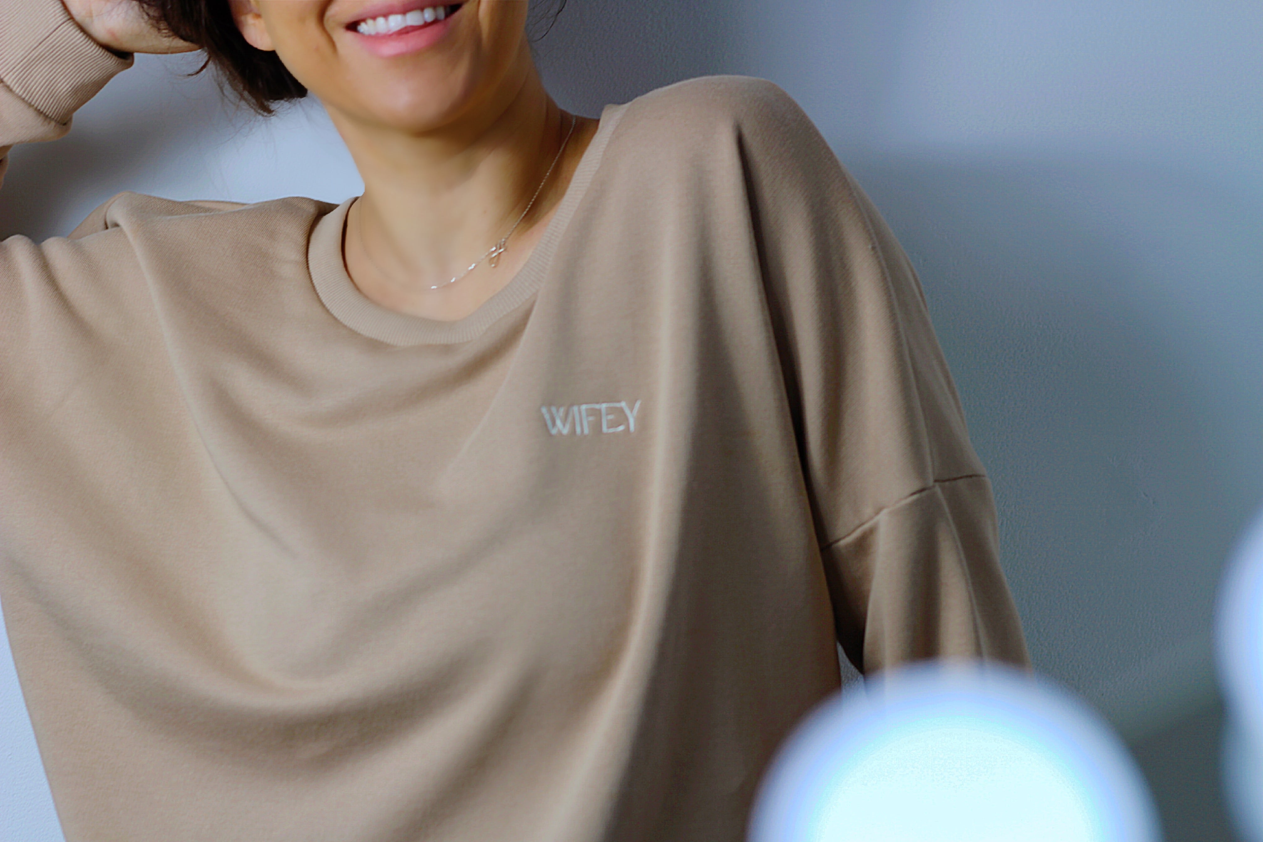 WIFEY embroidered Jumper