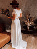 Try At Home - Bohemian Two Piece Wedding Dress