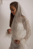 Luxury Fingertips Wedding Veil