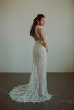 boho bridal gown