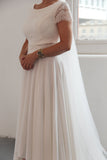 High Waisted Bridal Skirt