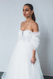 Try At Home - Kimi Bridal Gown with detachable sleeves - Velo Bianco