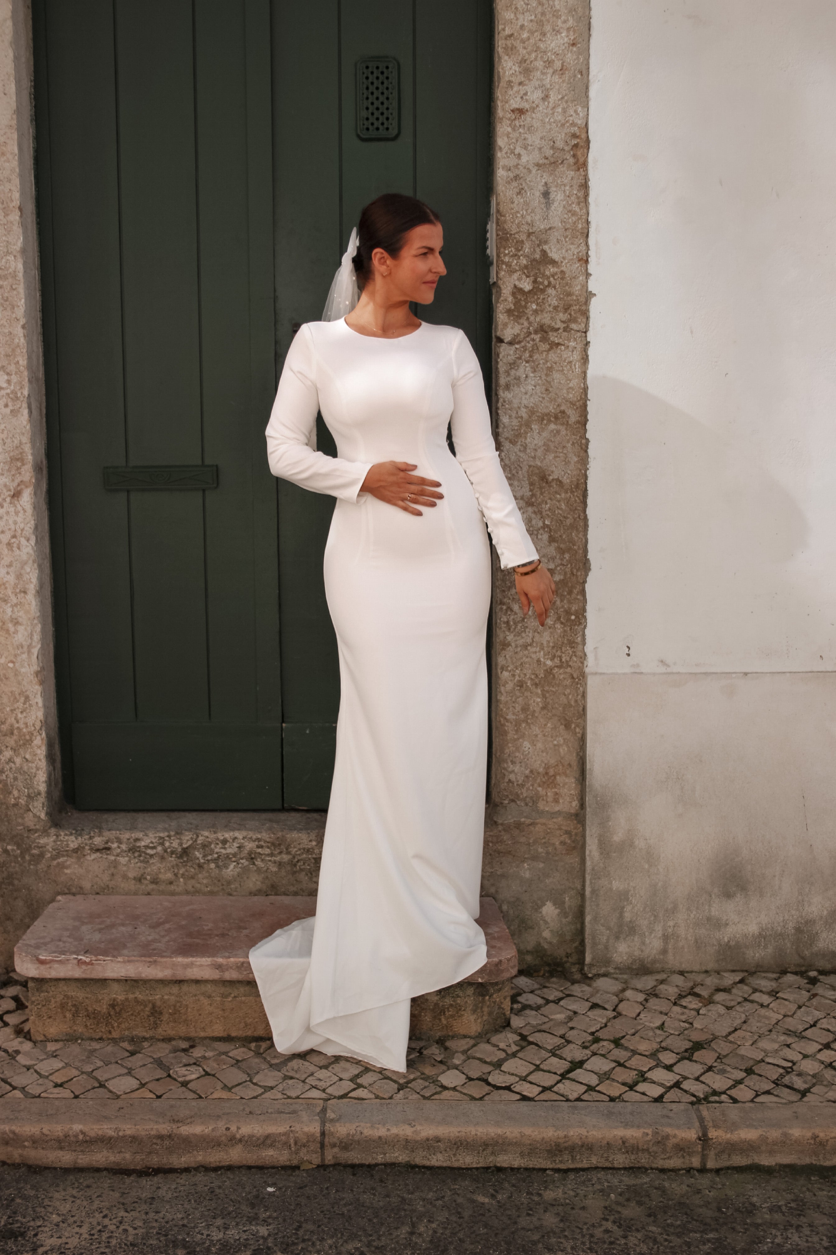 Try At Home - Natasha Satin Wedding Dress