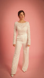 Bridal Pantsuit in Ivory