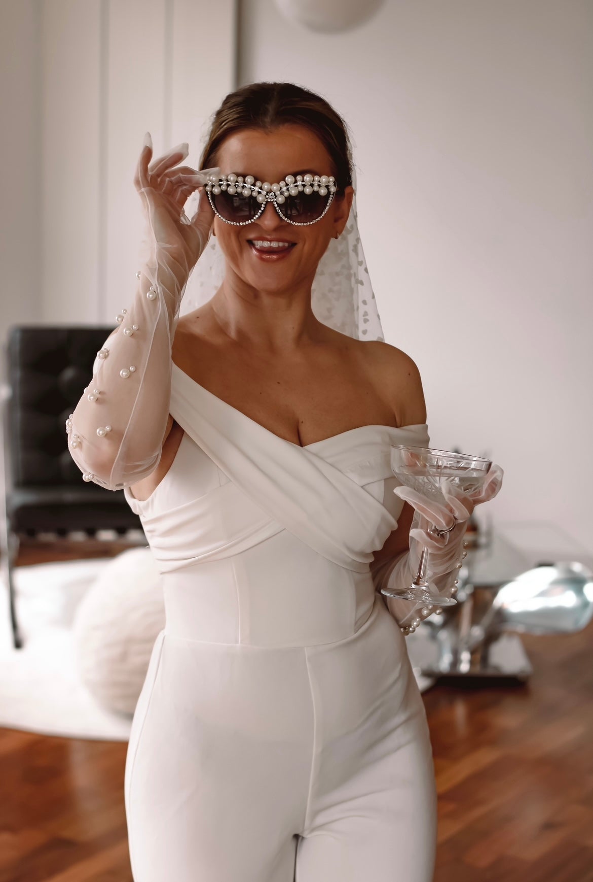 Bridal Pearl Sunglasses