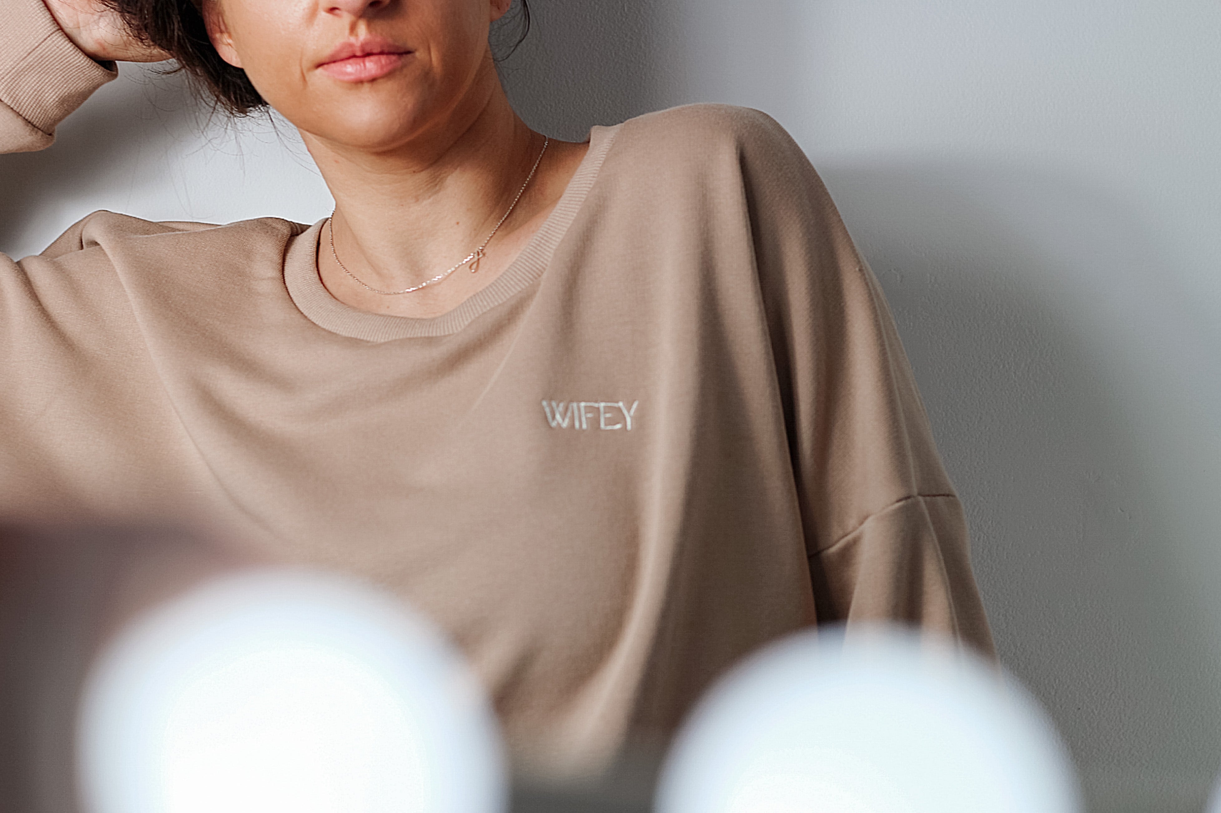 WIFEY embroidered Jumper