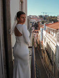 Try At Home - CHLOE Minimalistic Bridal Gown - Velo Bianco
